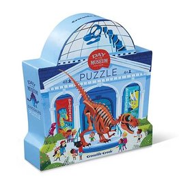 Crocodile Creek Puzzel Day at the Museum - Dinosaur 48st.
