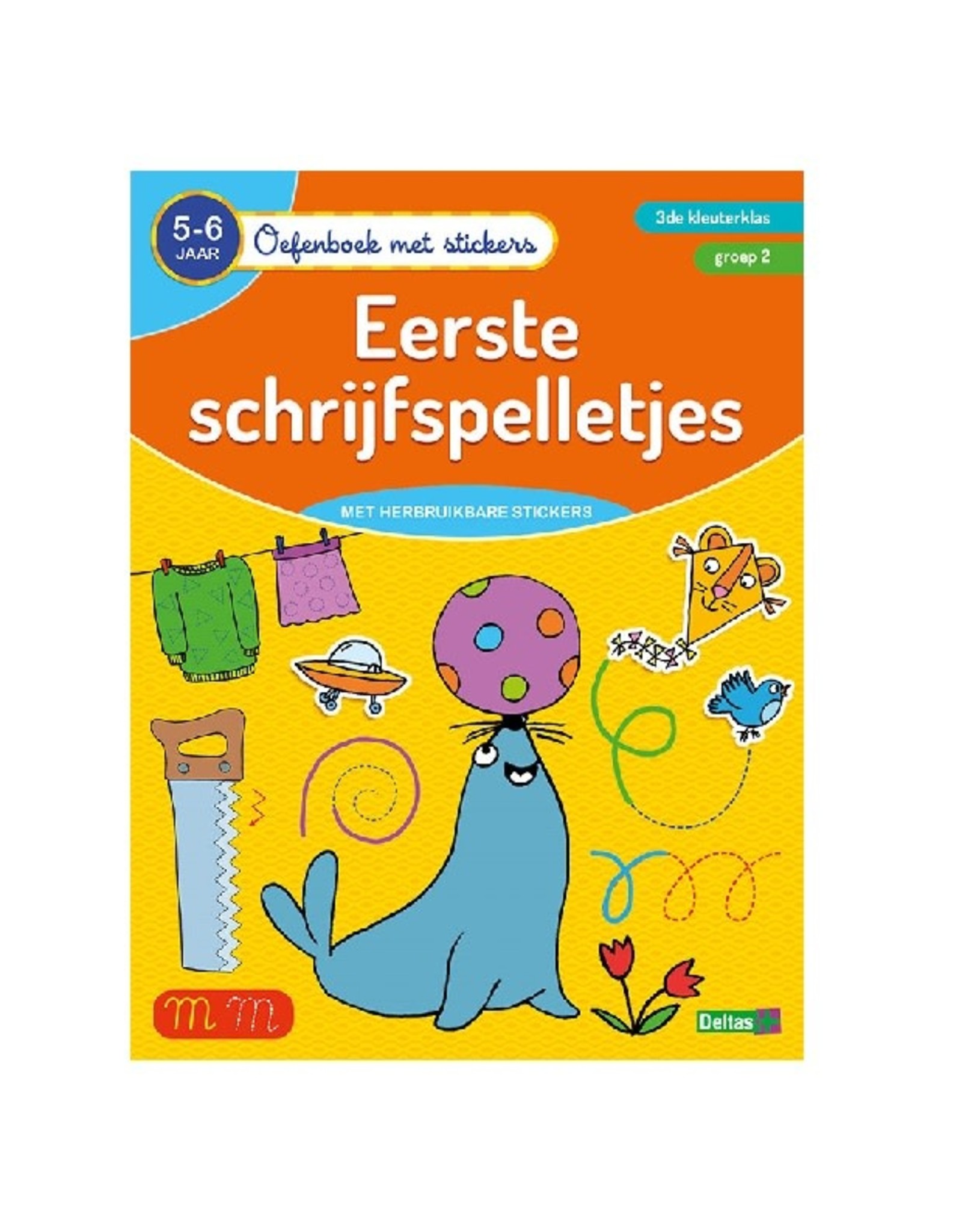 Deltas Oefenboek met stickers