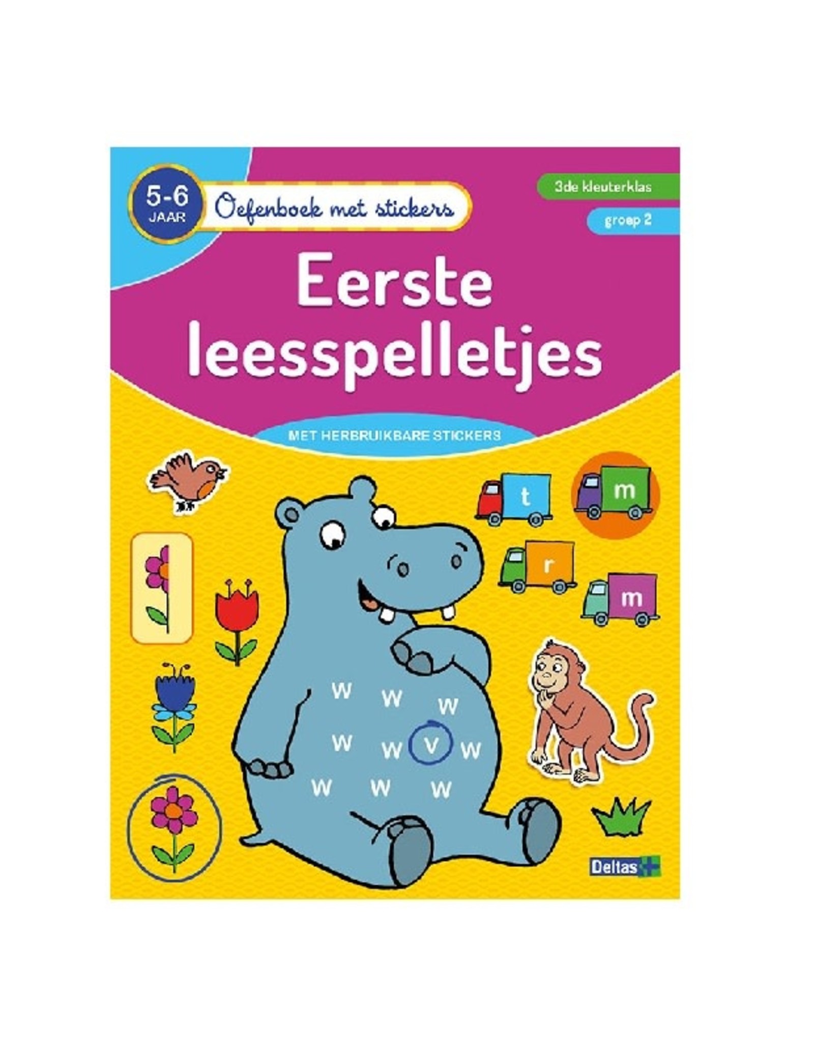 Deltas Oefenboek met stickers