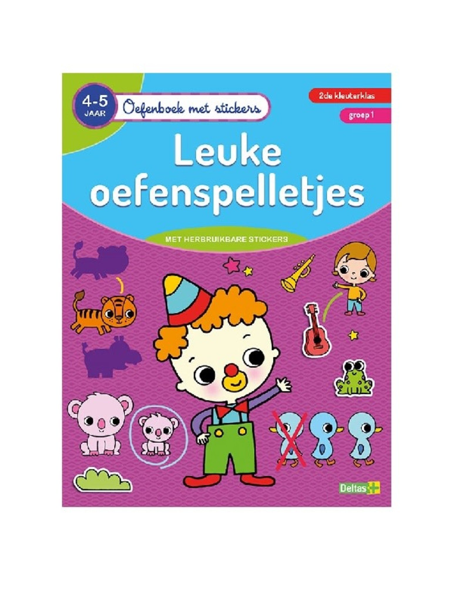 Deltas Oefenboek met stickers