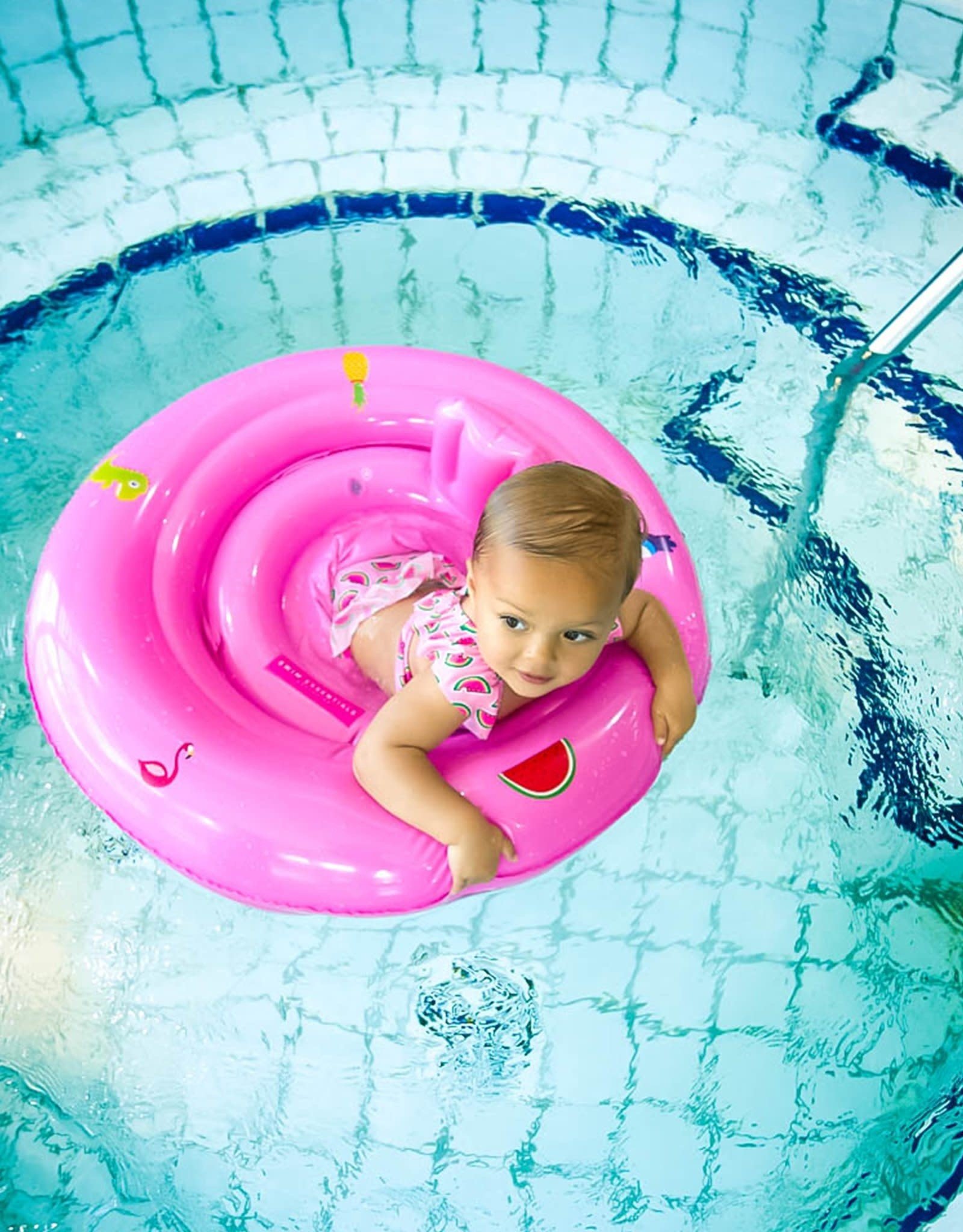 Swim Essentials Babyzwemband Tropical pink