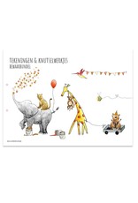 Juulz XL Bewaarbundel Tekeningen & Knutselwerkjes Dierenparade