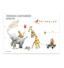 Juulz XL Bewaarbundel Tekeningen & Knutselwerkjes Dierenparade