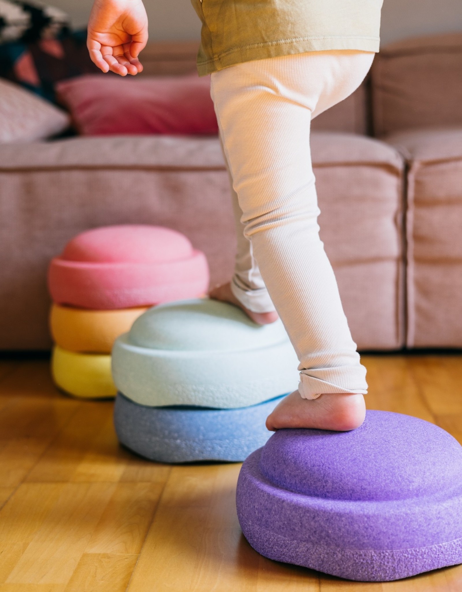 Stapelstein Stapelstein set Rainbow Pastel