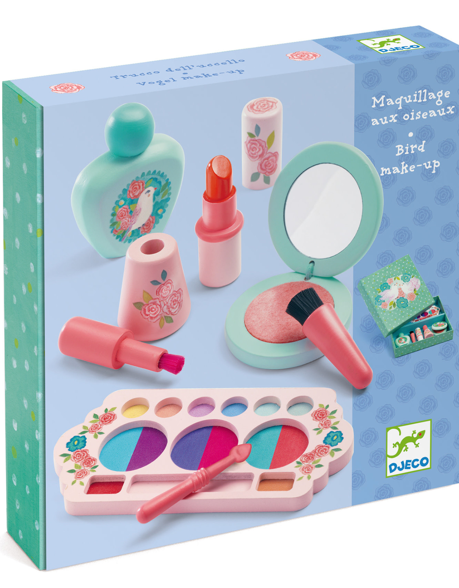 Djeco Houten make-up set Birdie