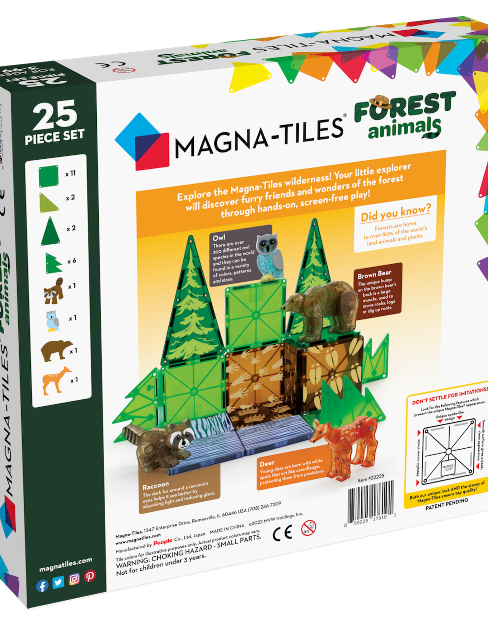 Magna-Tiles Magna-Tiles Forest animals