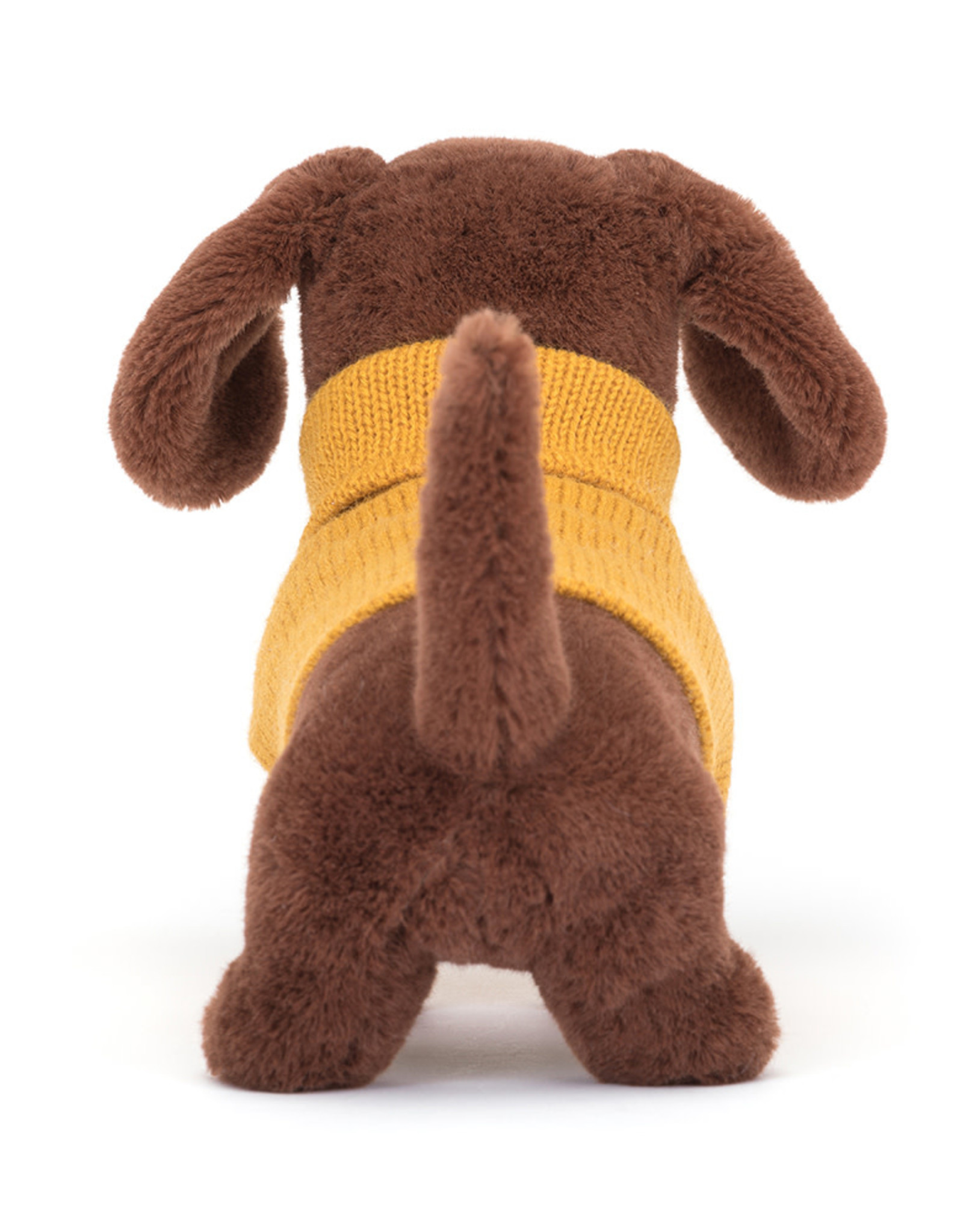 Jellycat Sweater Sausage Dog Yellow