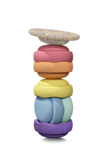 Stapelstein Stapelstein set Rainbow Pastel + Balance Board Confetti