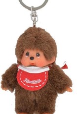 Monchhichi Monchhichi Sleutelhanger jongetje rode slab