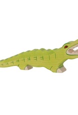 Holztiger Krokodil