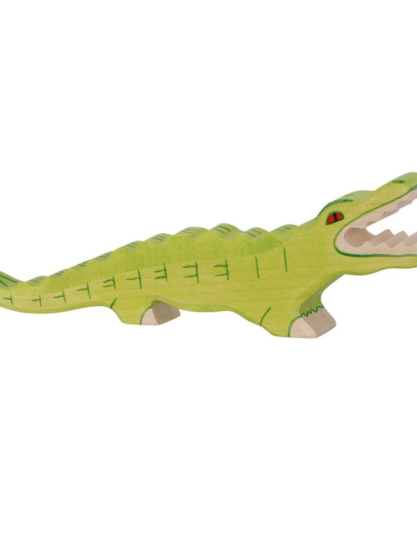 Holztiger Krokodil