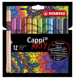 Stabilo Viltstiften Cappi Arty 12 stuks