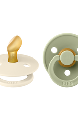BIBS Fopspeen set Ivory / Sage ANATOMIC