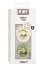 BIBS Fopspeen set Ivory / Sage ANATOMIC