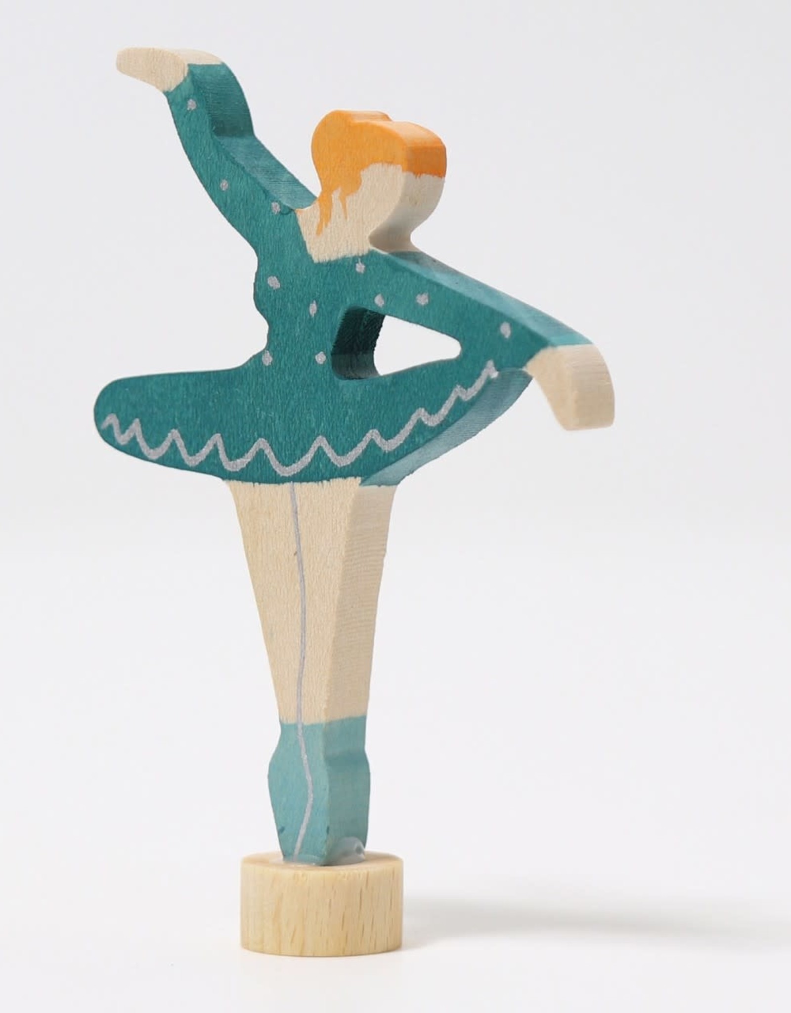 Grimm's Steekfiguur Ballerina turquoise