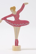 Grimm's Steekfiguur Ballerina roze
