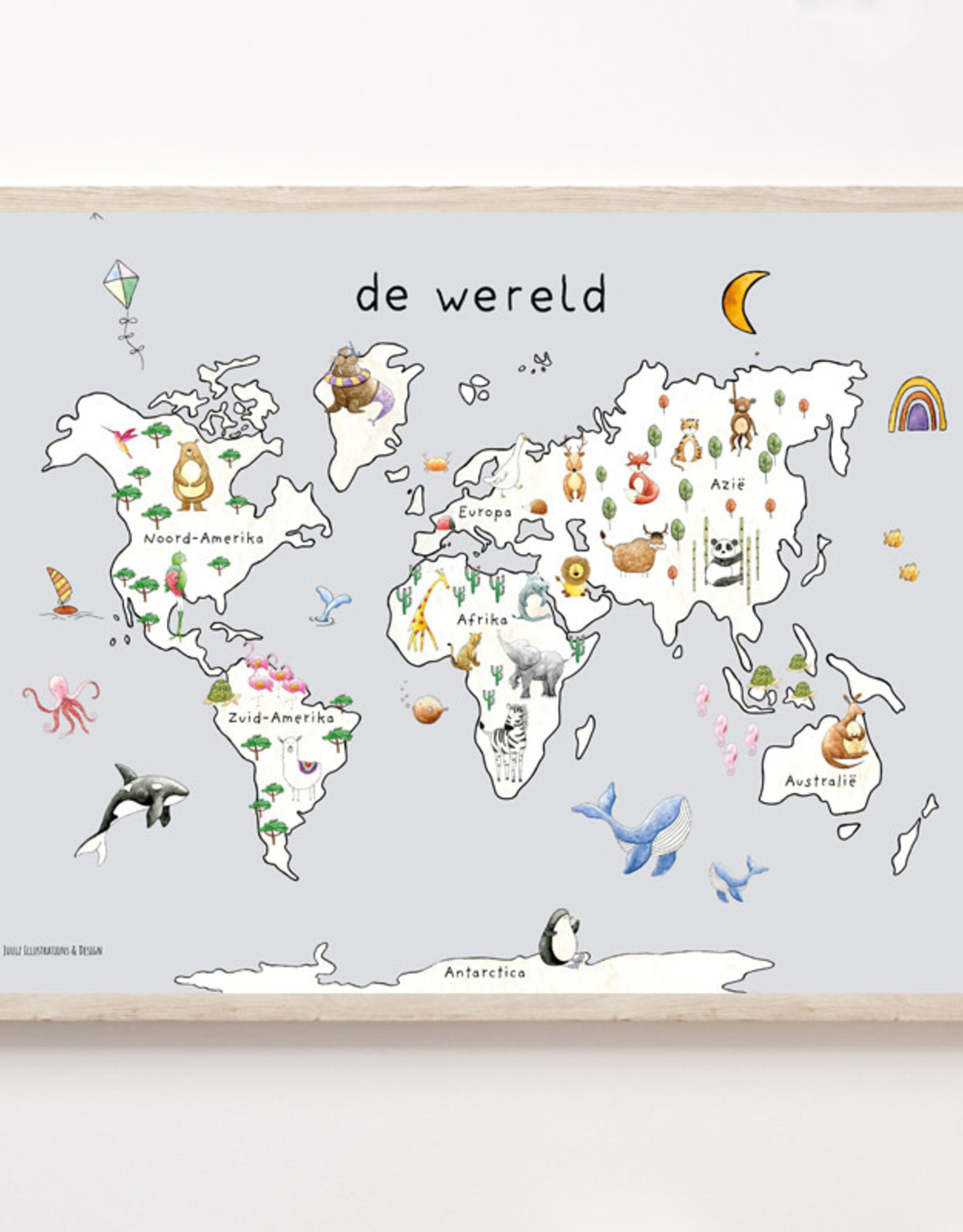 Juulz Poster De wereld