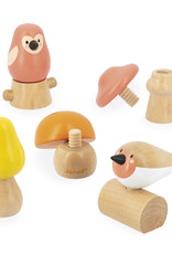 Janod Schroeven Vogels en paddestoelen WWF