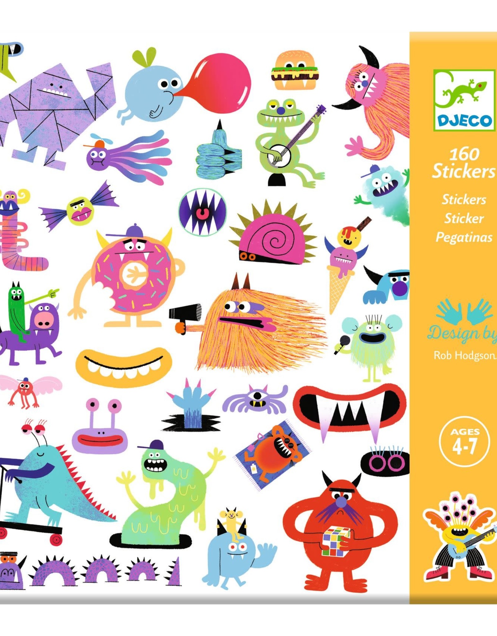 Djeco Stickers Monsters