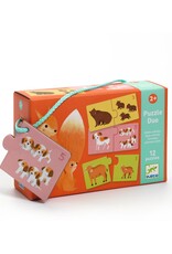 Djeco Puzzelduo Babydieren