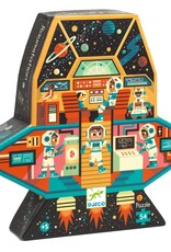 Djeco Silhouetpuzzel Space station