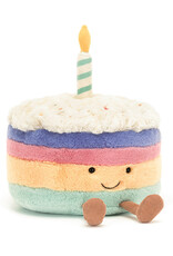 Jellycat Amuseable Rainbow Birthday Cake Large