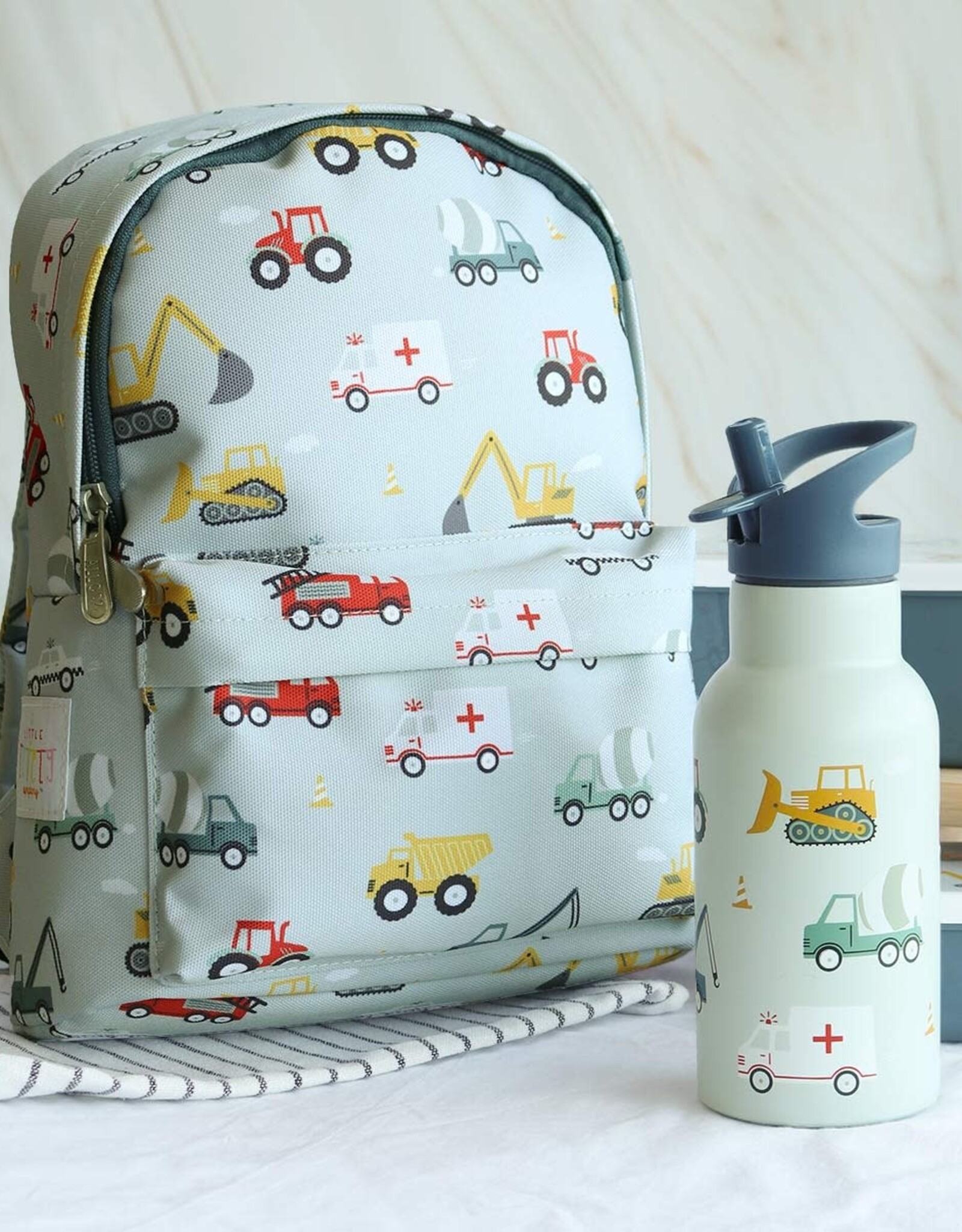 A Little Lovely Company Rugzak Voertuigen S