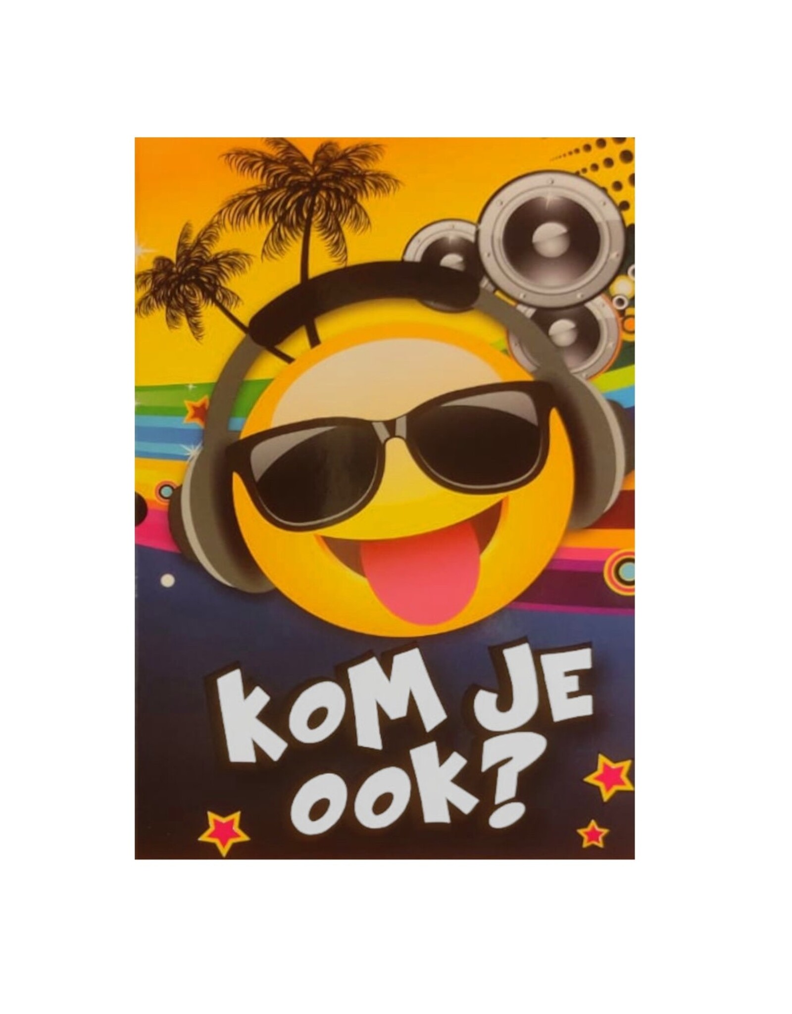 Uitnodigingen Tropical DJ