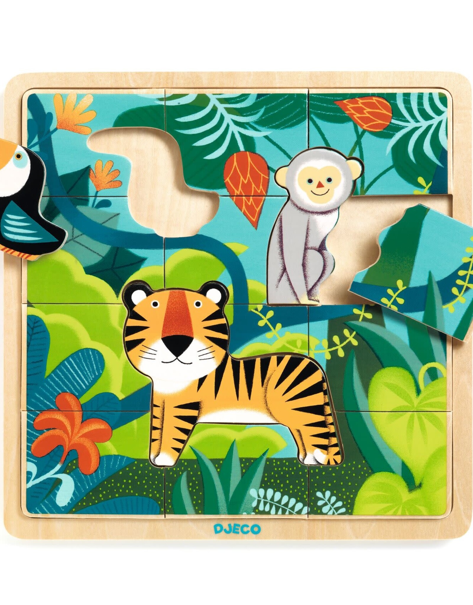 Djeco Puzzel Puzzlo Jungle