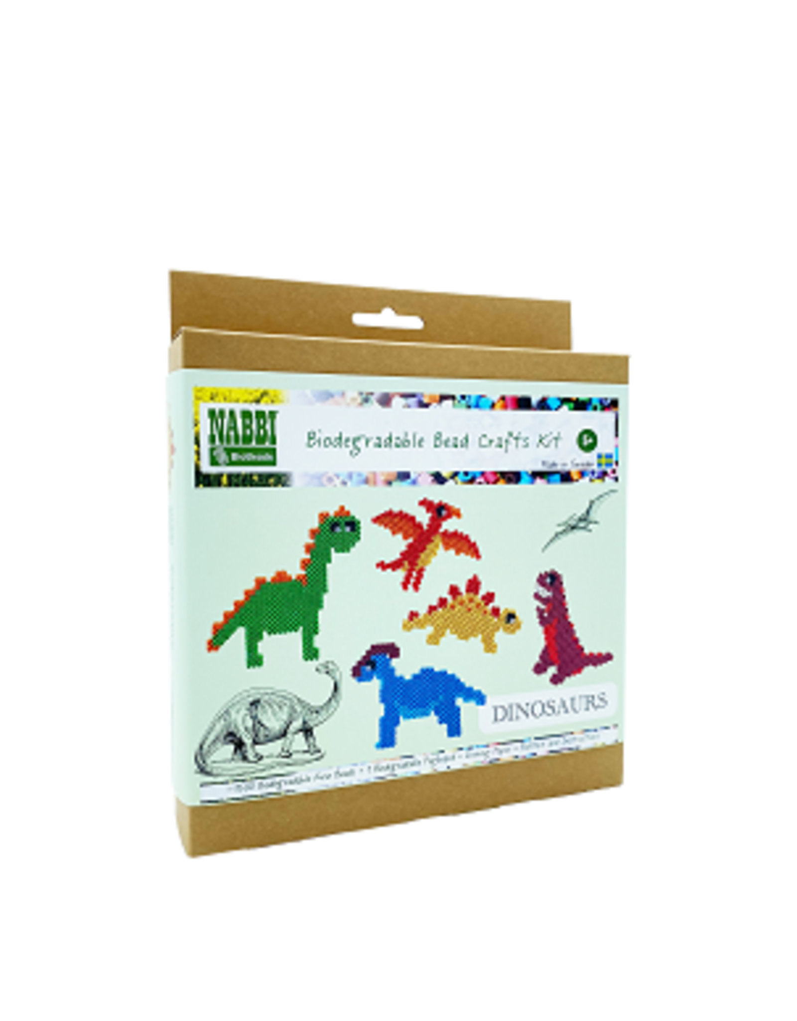 NABBI BioBeads Strijkkralen kit Dinosaur