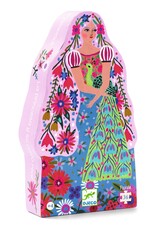 Djeco Silhouetpuzzel De prinses en haar pauw
