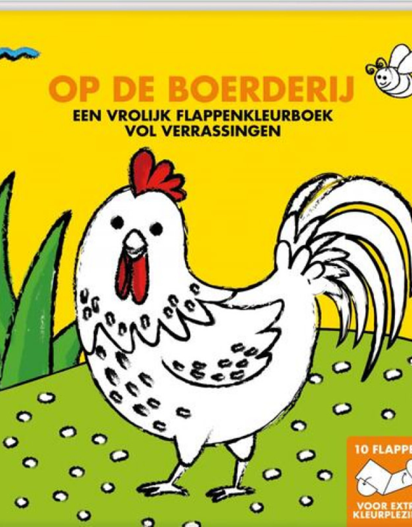 Kleurboek met flappen - Op de boerderij