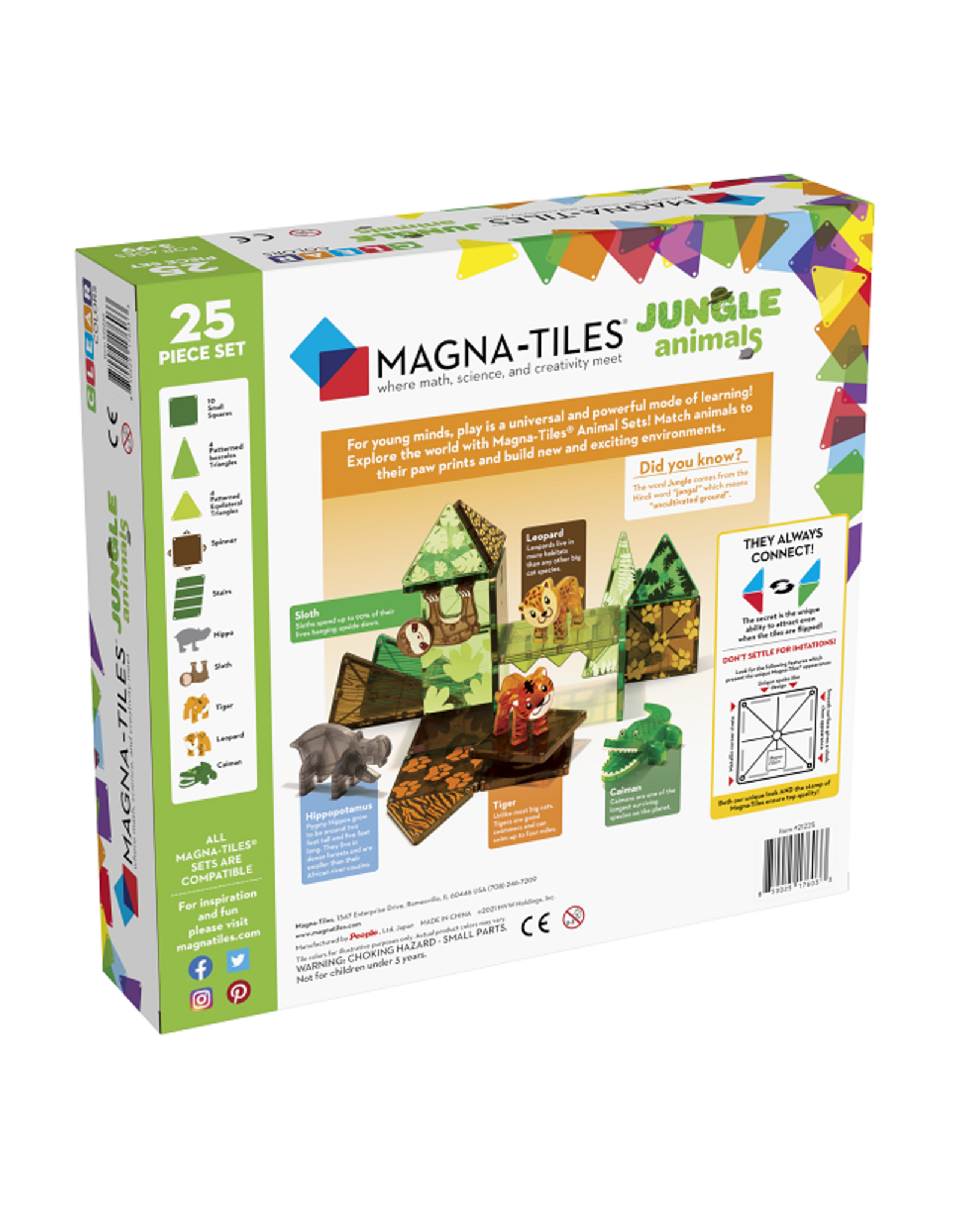 Magna-Tiles Magna-Tiles Jungle animals