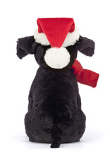 Jellycat Winter Warmer Pippa Black Labrador