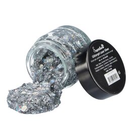 Superstar Glittergel Laser zilver