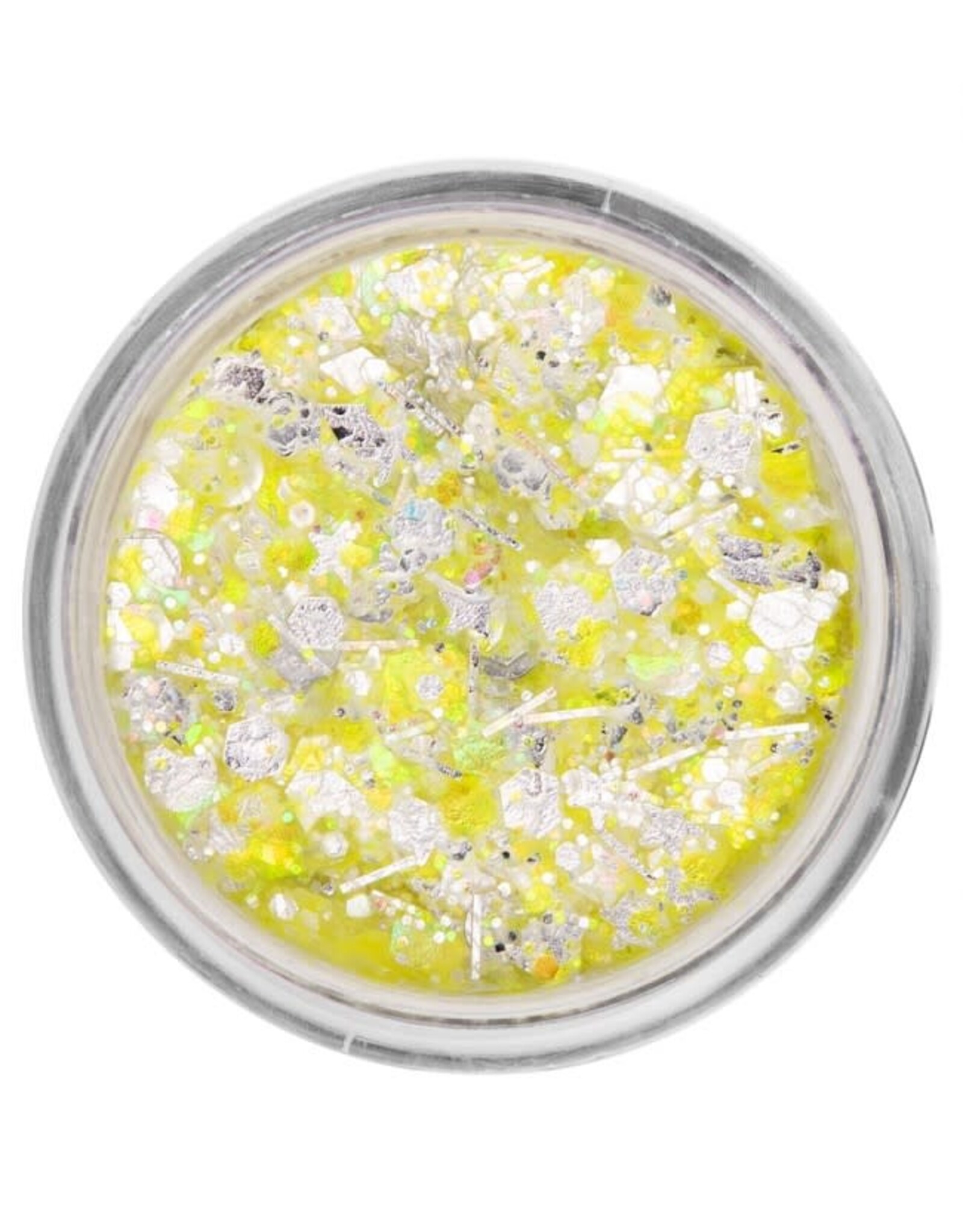 PXP Pressed chunky glitter cream Neon Yellow Candy