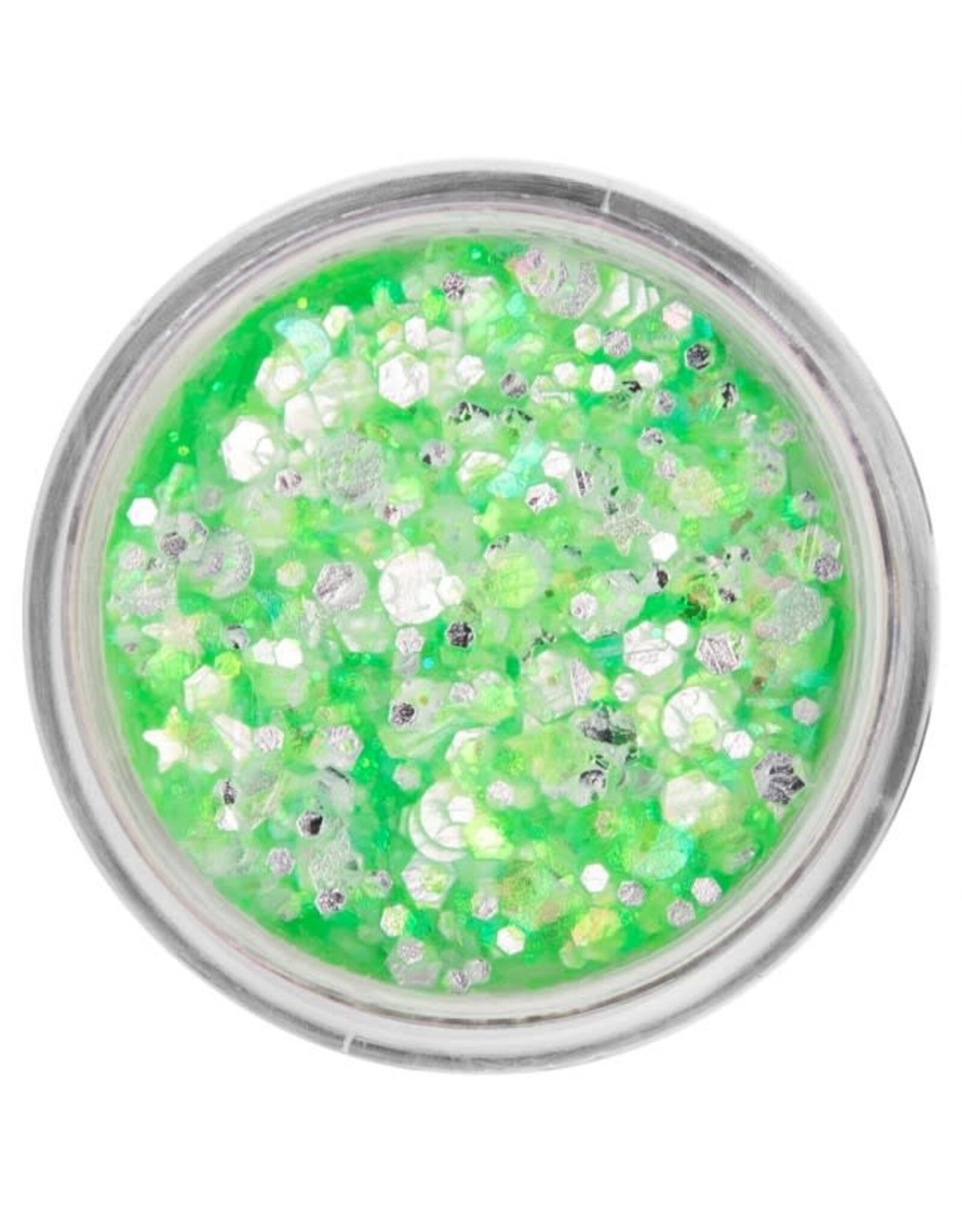 PXP Pressed chunky glitter cream Neon Emerald Candy