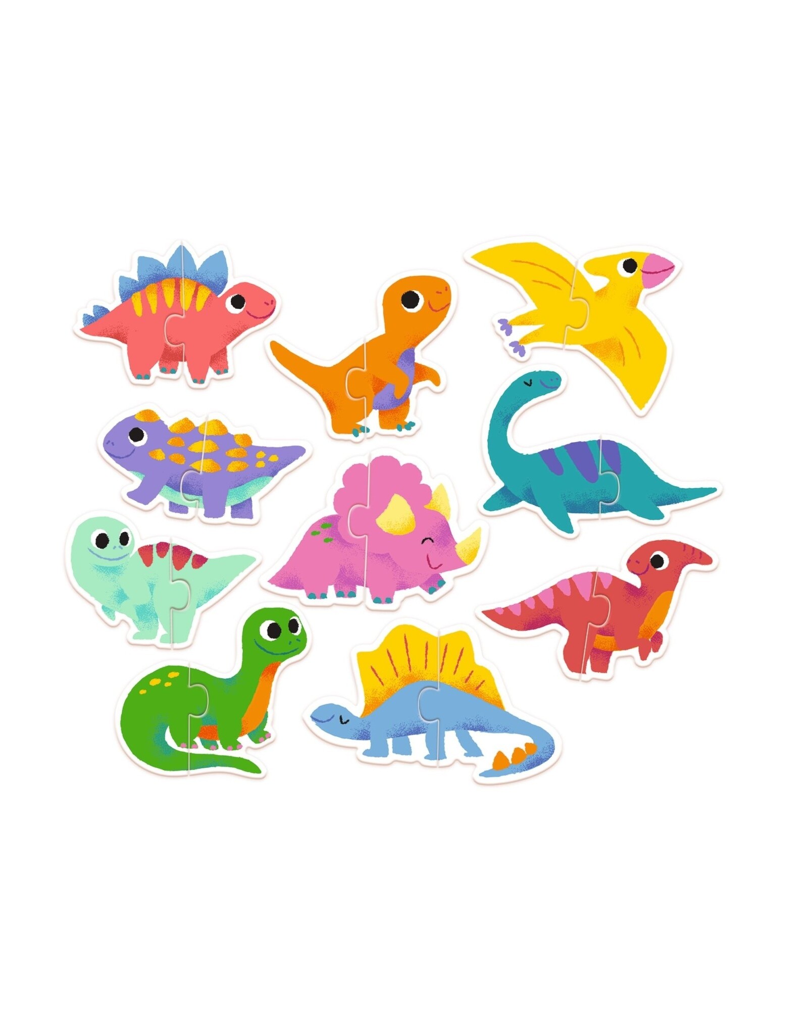 Djeco Puzzelduo Dino's