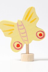 Grimm's Steekfiguur Vlinder geel
