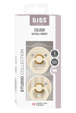 BIBS Fopspeen set BIBS Studio Colour Pin Ivory / Vanilla