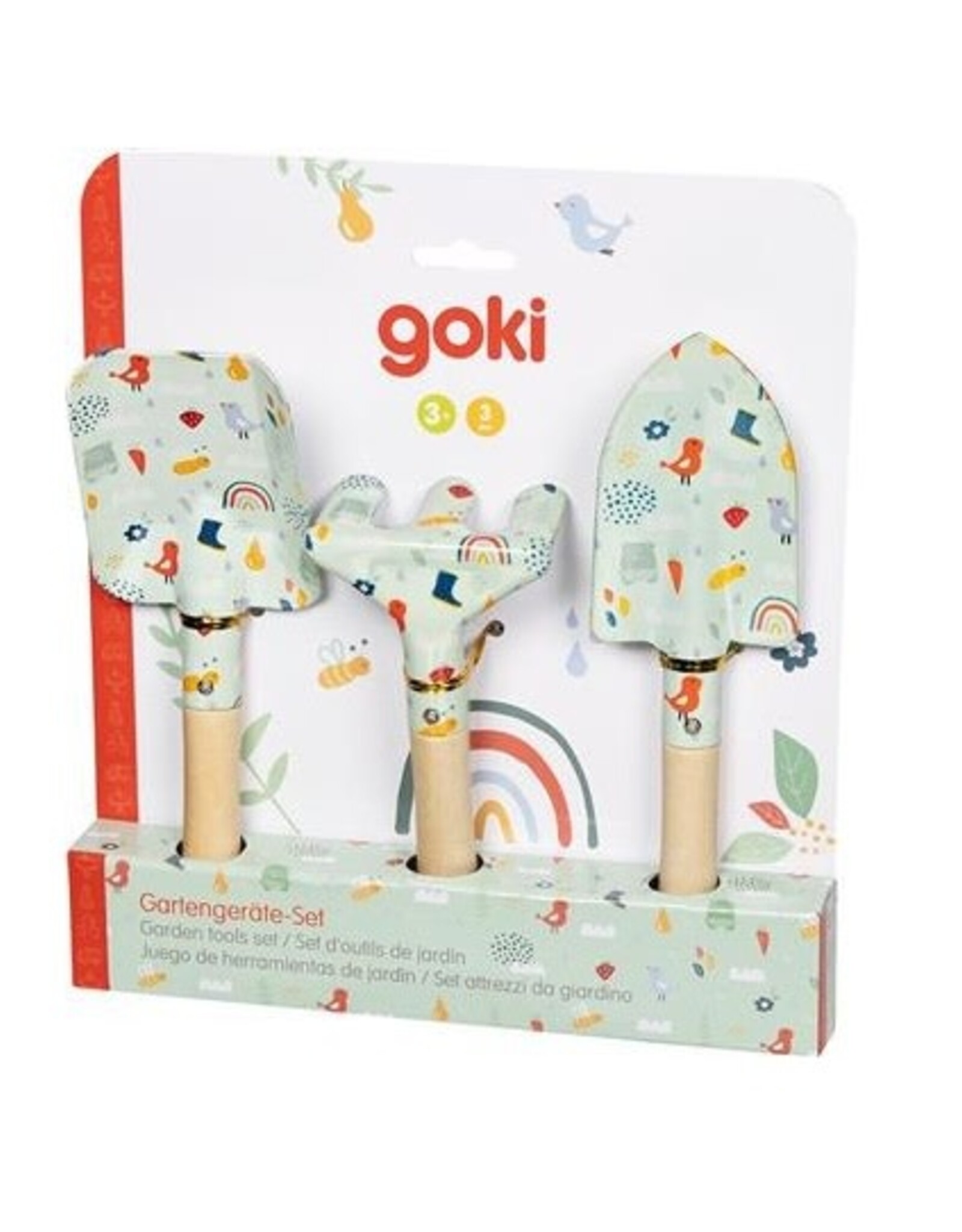 Goki Set tuingereedschap Lente