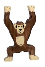 Holztiger Chimpansee