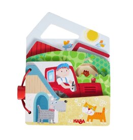 HABA Houten babyboekje Tractor