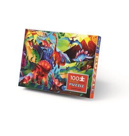 Crocodile Creek Puzzel Holographic Dinosaur World