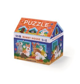 Crocodile Creek Puzzel Bunny House 50st.