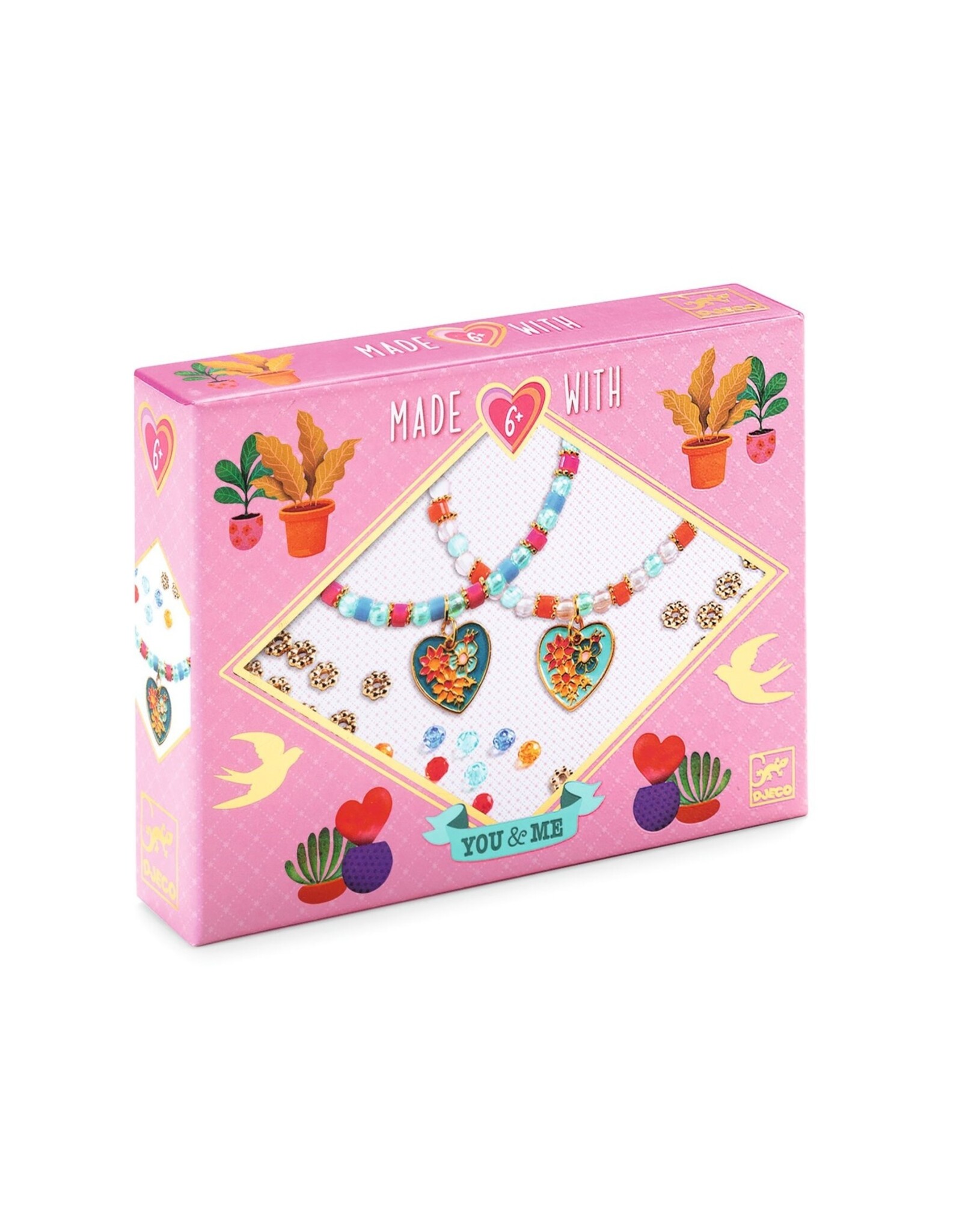 Djeco BFF sieraden maken Hartjes rijgen