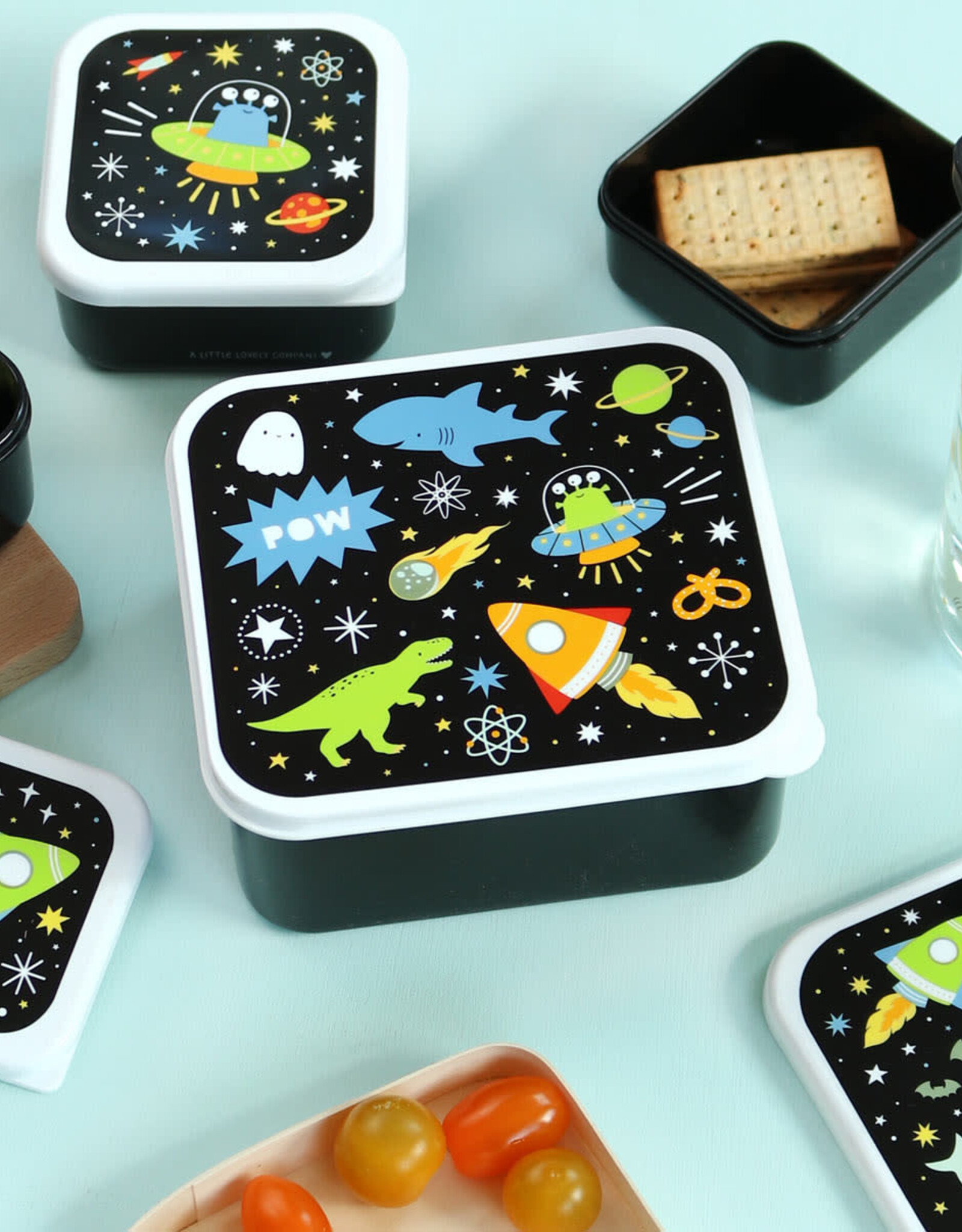 A Little Lovely Company Snackbox set Galaxy