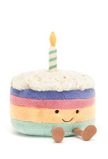 Jellycat Amuseables Rainbow Birthday Cake