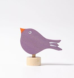 Grimm's Steekfiguur Vogel zittend