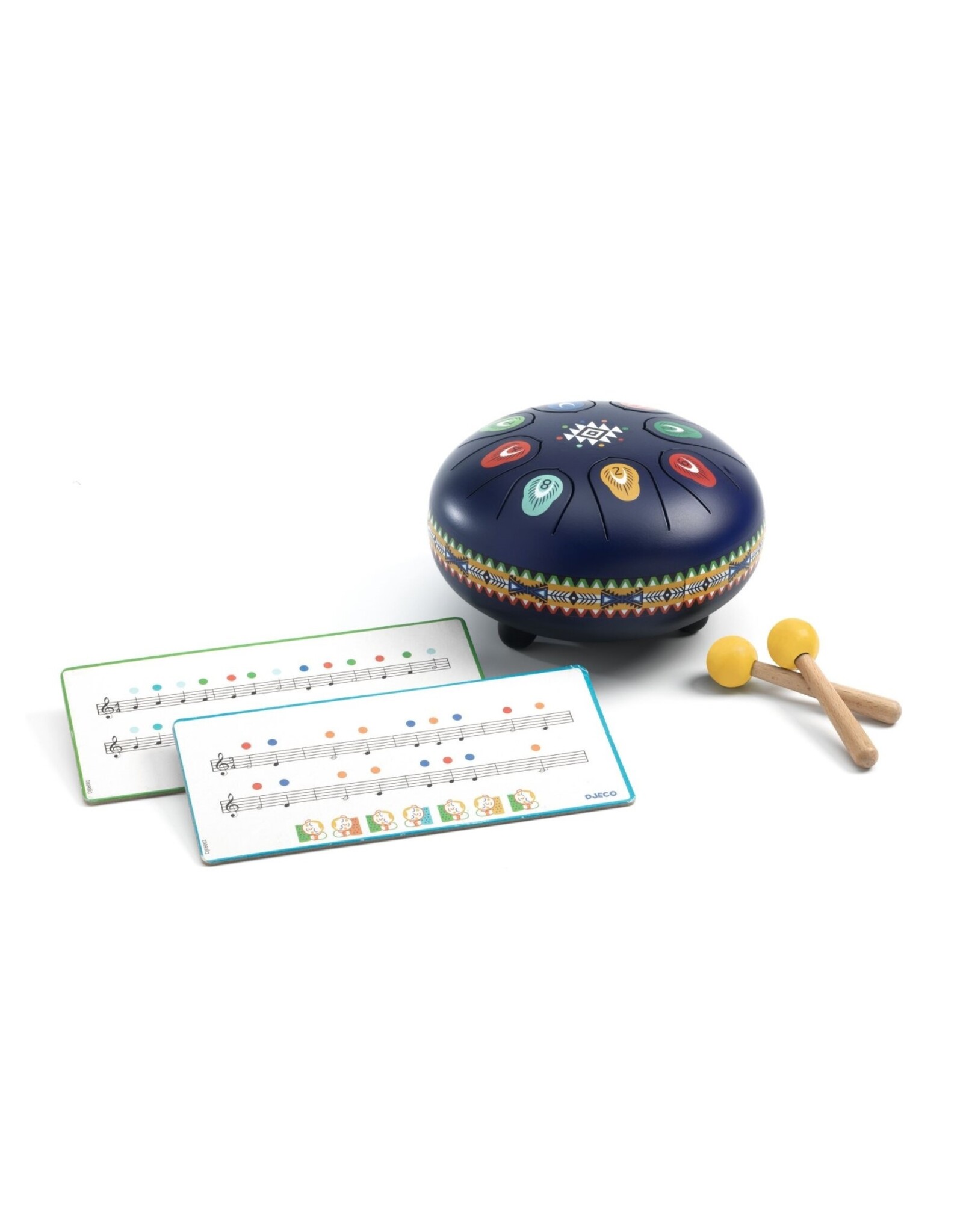 Djeco Steel tongue drum Animambo blauw